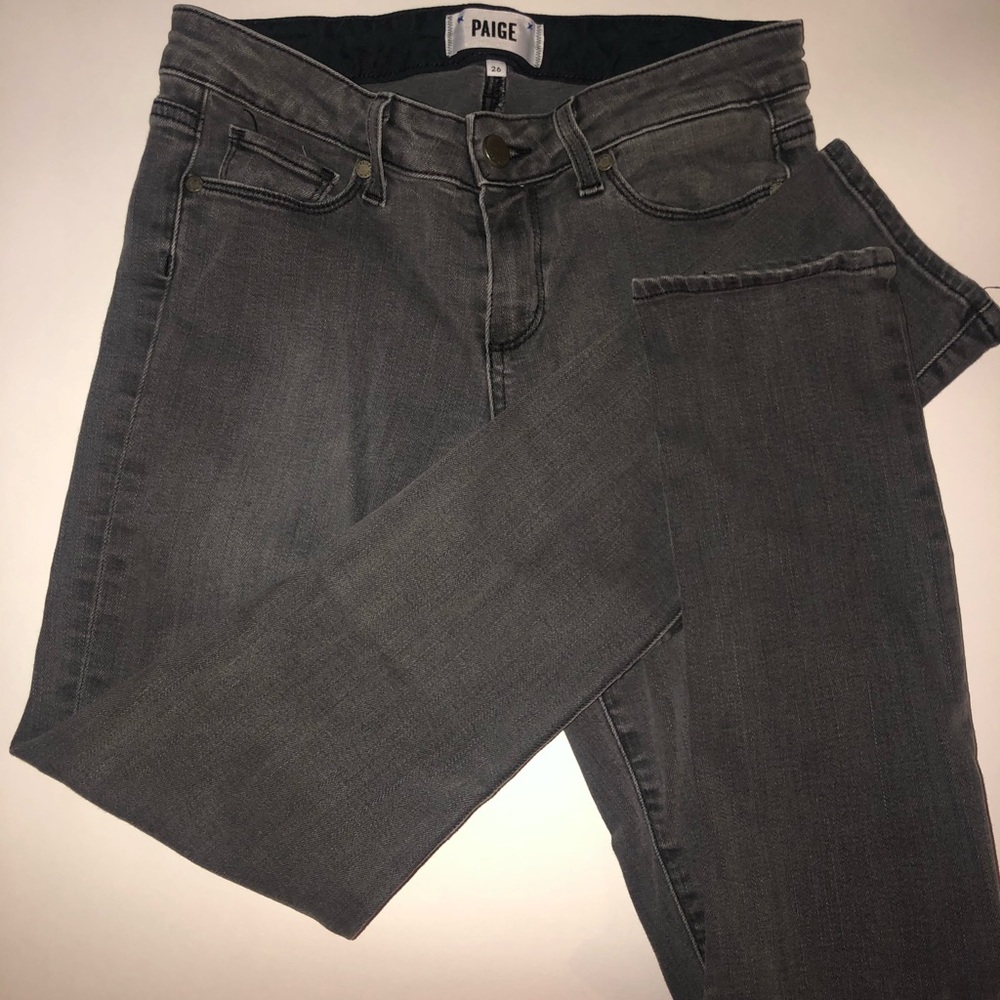 PAIGE grey skinny jeans!!!
